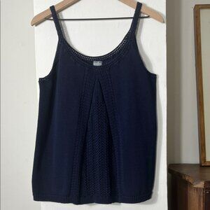 Soho Navy Knit Camisole